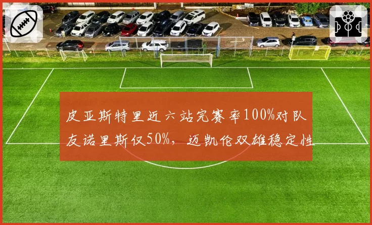 皮亚斯特里近六站完赛率100%对队友诺里斯仅50%,迈凯伦双雄稳定性分化争冠添变数
