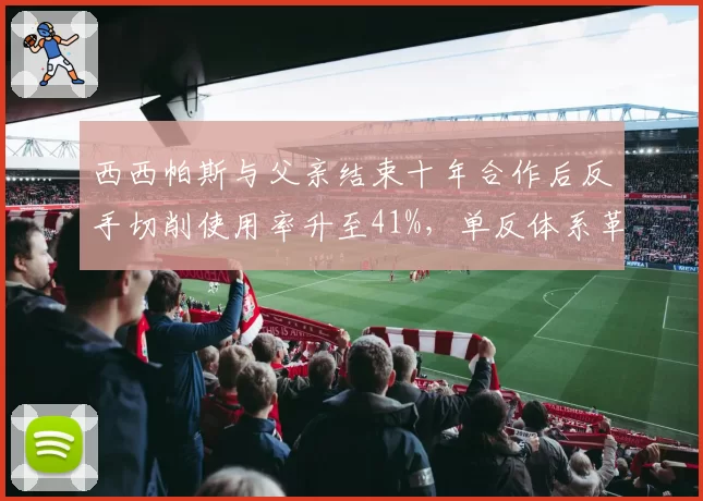 西西帕斯与父亲结束十年合作后反手切削使用率升至41%，单反体系革新初现成效